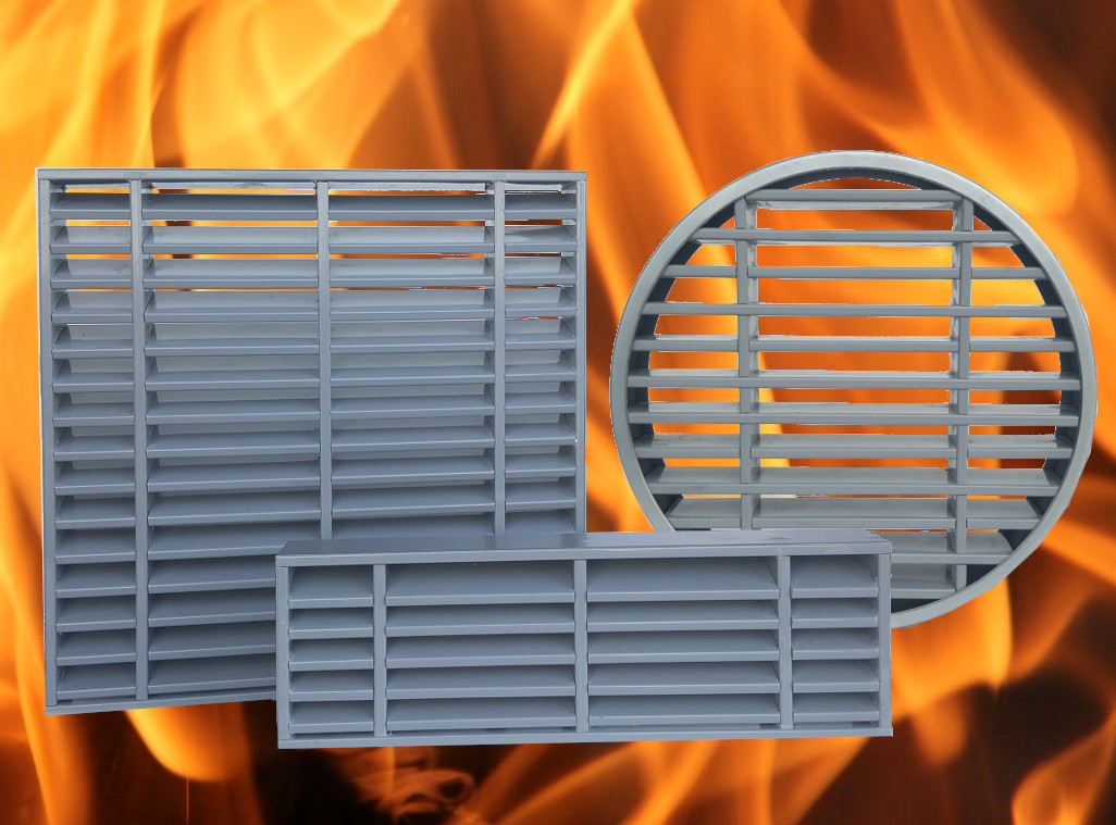 How to insure a free air flow ventilation and effective fire protection?